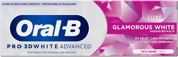 3D White Advanced Luxe Glamorous White Macunu 75 Ml ürün görseli 1