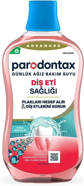 Parodontax Nane Ferahlığı Ağız Bakım Suyu 500 Ml Alkolsüz ürün görseli 1