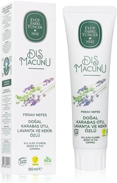 Sabri̇ Doğal Karabaş Otu, Lavanta Kekik Özlü Macunu, 90Ml ürün görseli 1