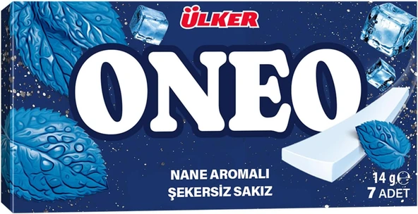 Ülker Oneo Slims Yeşil Naneli Sakız, 14 Gr ürün görseli 1