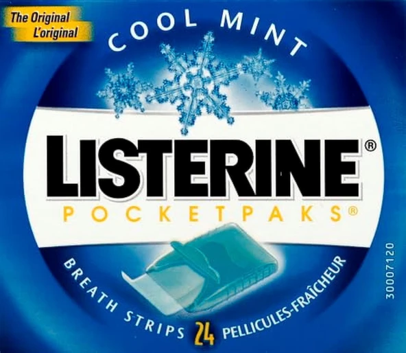 Listerine Cool Mint Pocketpaks ürün görseli 1