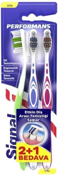 Signal Etkin Temizliği 2+1 Orta Fırçası ürün görseli 1