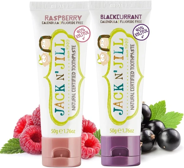 N' Jıll N Jill Doğal Macunu - Siyah Frenk Üzümlü & Ahududu 2'Li Paket (2X50G) ürün görseli 1
