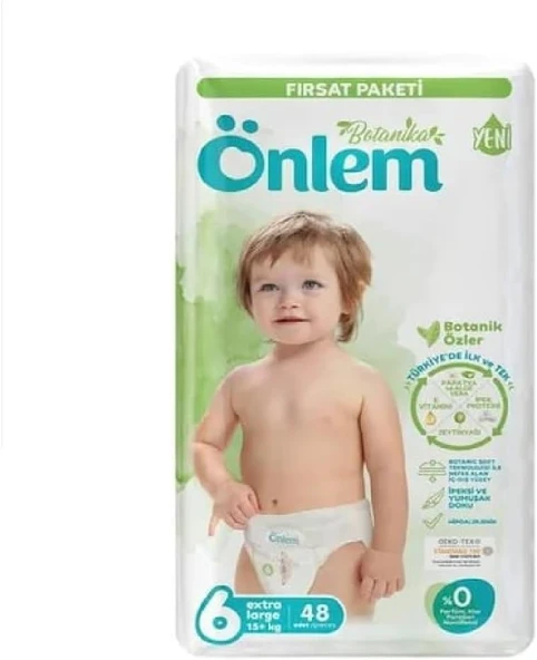 Önlem Botanika Bebek Bezi Fırsat Paketi Extra Large 48 Adet ürün görseli 1
