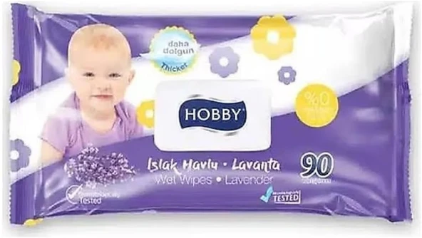Islak Havlu Lavanta Kapaklı 90'Lı ürün görseli 1