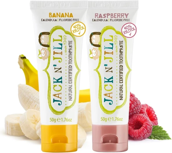 N' Jıll N' Jill N Jill Doğal Macunu - Muz & Ahududu 2'Li Paket (2X50G) ürün görseli 1