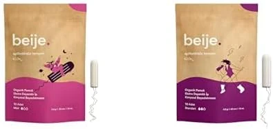 Beije 10'Lu Mini Tampon + 10'Lu Standart Tampon ürün görseli 1