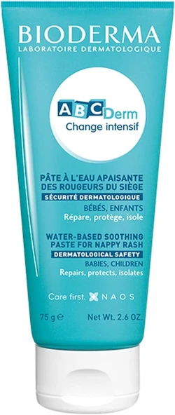 Abcderm Change Intensive Bebek Için Su Bazlı Pişik Önleyici Bakım Kremi Hassas Alerjik&Kuru Cilt 75G ürün görseli 1