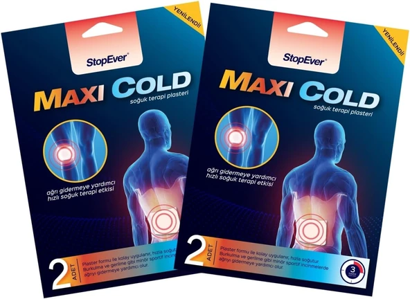 Stopever Maxi Cold Jel Bant | Şişlik, Spor Yaralanmaları Için Hızlı Soğutma, Uzun Süreli Etki (4Lü) ürün görseli 1