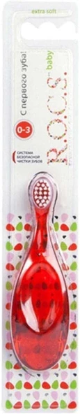 Bebekler Için Fırçası Kırmızı 0-3 Ay Baby Extra 4607152730333K ürün görseli 1