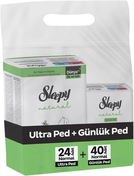 Normal Ped 24 Lü +Günlük Ped 40 Lı ürün görseli 1