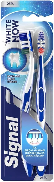 Signal White Now Beyaz Dişler 2'Li (1+1) Orta Fırçası ürün görseli 1