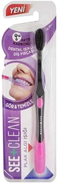 See+ Clean Dental Işıklı Fırçası Pembe ürün görseli 1