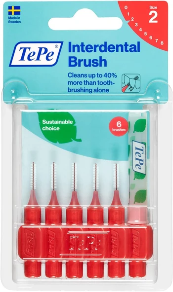 Tepe Blister 0.5 Mm - Kirmizi Arayüz Fırçası (1 X 6 Adet) ürün görseli 1
