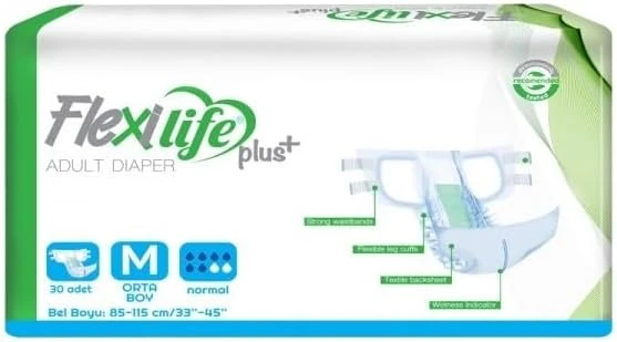 Flexilife Medium 30'Luk Paket Hasta Bezi Belbantlı ürün görseli 1