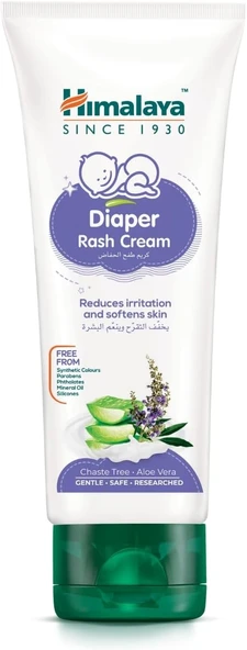 Himalaya Bebek Pişik Kremi 100 Ml | Kızarıklık Tahriş Azaltıcı | 5 Yapraklı Hayıt Ağacı & Aloe Vera | Paraben, Silikon, Sentetik Renklendirici İçermez ürün görseli 1