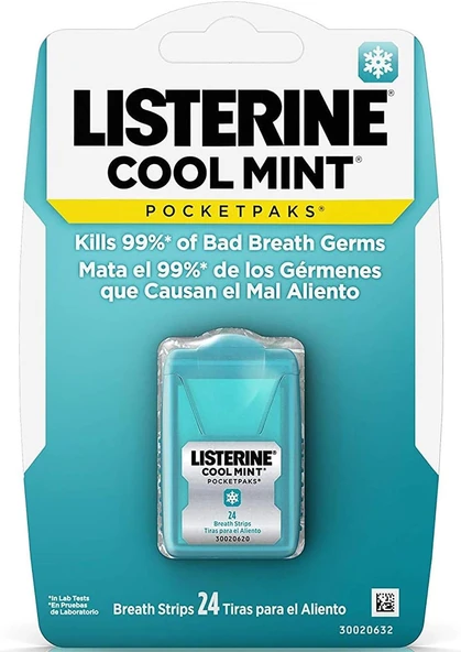 Listerine Cool Mint Nefes Tazeleyici Strip 24Lü Paket ürün görseli 1