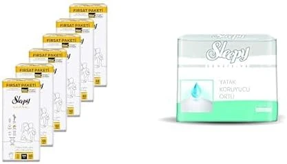 Sleepy Extra Günlük Aktivite Fırsat Paketi Bebek Bezi 2 Numara Mini 288 Adet Sleepy Sensitive Yatak Koruyucu Örtü 60 X 90 Cm (1 X 30 Adet) ürün görseli 1