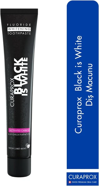 Curaprox Black Is White Macunu 10Ml ürün görseli 1