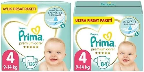 Bebek Bezi Care 4 Beden 126 Adet Maxi Aylık Fırsat Paketi & Bebek Bezi Care 4 Beden 84 Adet Maxi Fırsat Paketi ürün görseli 1