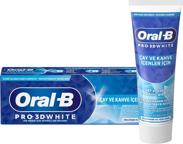 3D White Çay Kahve İçenler Için Macunu 75 Ml ürün görseli 1