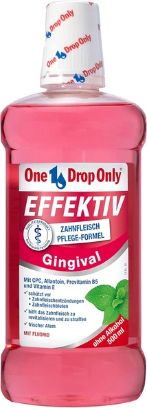 One Drop Only One Drop Dişeti Özel Ağız Gargarası Alkolsüz 500Ml Odo-5116 ürün görseli 1