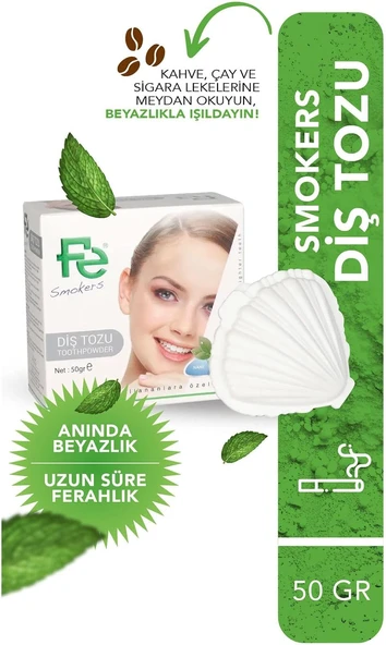 Fe Fe Nane Aromalı Beyazlatıcı Tozu 50Gr 1 Paket (1 X 1 Adet) ürün görseli 1