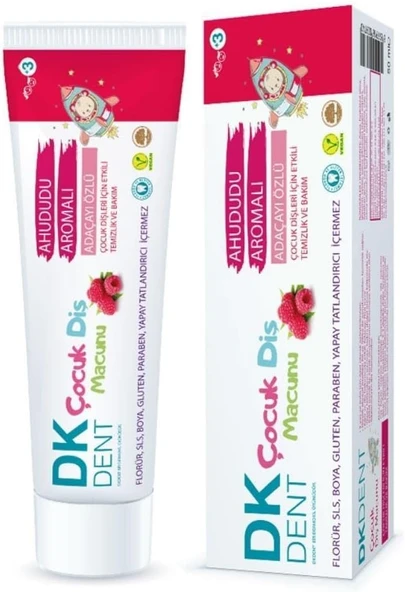 Dermokil Dk Dent Di̇ş Macunu 50Ml Çocuk Ahududu ürün görseli 1