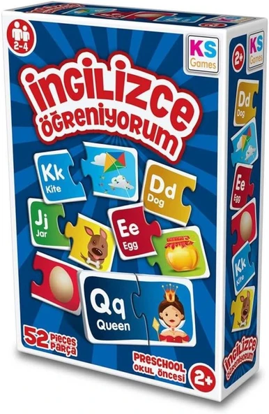 İngilizce Öğreniyorum 52 Parça Puzzle ürün görseli 1