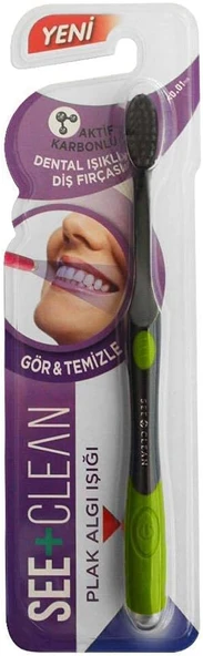 See+ Clean Dental Işıklı Fırçası Yeşil ürün görseli 1