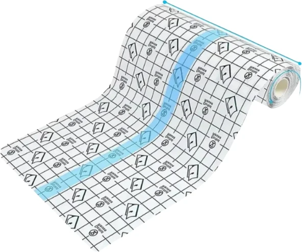 Bybars Octacare Şeffaf Pu Banyo Dövme Bandı Su Geçirmez Rulo Flaster Yara Örtusu 10Cmx10M (Kutu Fiyatıdır) ürün görseli 1