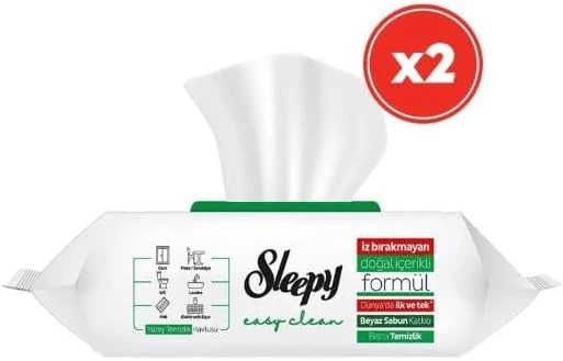 Sleepy Easy Clean Yüzey Temizlik Havlusu 100' Lü X 2 Adet ürün görseli 1