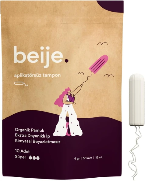 Beije 10'Lu Süper Tampon ürün görseli 1