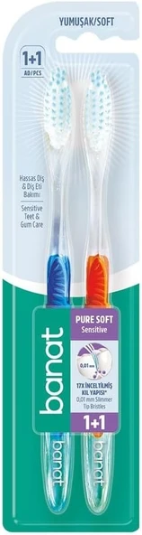 Banat Sensitive 1+1 Fırçası ürün görseli 1