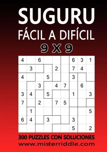 Suguru 9 X 9 - Fácil A Difícil - 300 Puzzles Con Soluciones ürün görseli 1