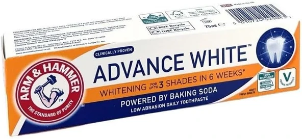 Arm & Hammer White Beyazlatıcı Macunu (1 X 75 Ml) ürün görseli 1