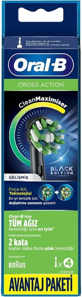 Şarjlı Fırçası Yedek Başlığı Cross Action X-Filament 4 Adet Ürün ürün görseli 1