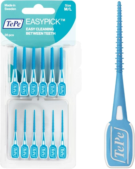 Tepe Easy Pick Arası Fırça, Mavi, Boyut: M/L, 36'Lı ürün görseli 1