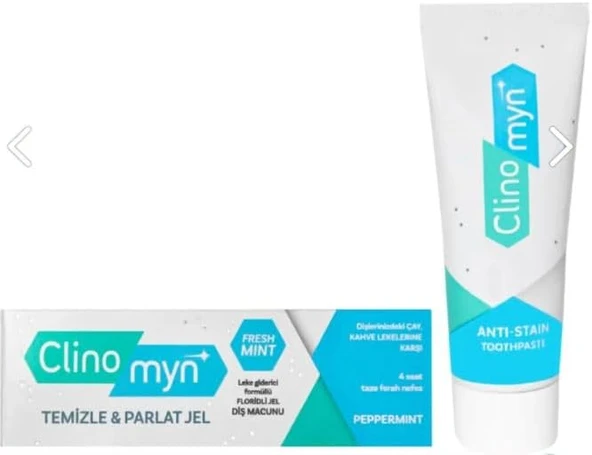 Clinomyn Temizle Parlat Beyazlatan Parlatan Macunu 75Ml 2'Li Set ürün görseli 1