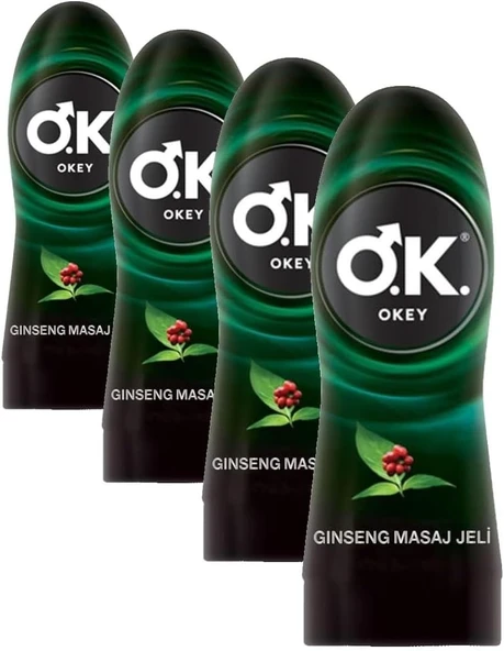 Okey Ginseng Masaj Jeli 200 Ml (4 Paketi) ürün görseli 1