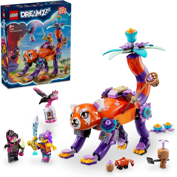 Dreamzzz Izzie'Nin Düş Hayvanları 71481 – 8 Yaş Üzeri Kız Erkek Çocuklar Için Minifigür Hayvan Figürleri İçeren Yaratıcı Oyuncak Yapım Seti, Çocuklar Için Doğum Günü Hediyesi (328 Parça ürün görseli 1
