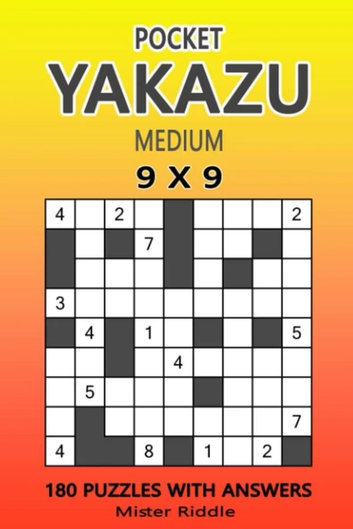 Independently Published Yakazu Pocket - 9 X 9 - Medium: 180 Puzzles With Answers ürün görseli 1