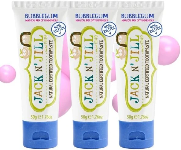 N' Jıll N Jill Doğal Macunu - Sakiz Aromalı 3’Lü Paket (3X50G) ürün görseli 1