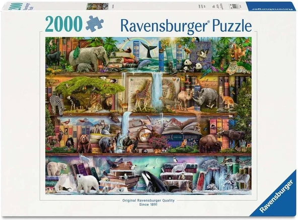 Ravensburger - 2000 Parça Puzzle Wild Animals (166527) ürün görseli 1