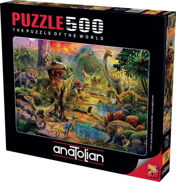 500 Parça Puzzle : Dinozor Krallığı ürün görseli 1