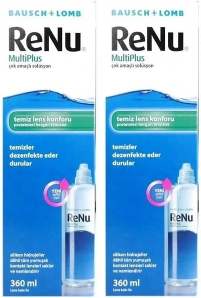 Renu Multiplus Lens Solüsyonu 360 Ml 2 Kutu P08405 ürün görseli 1