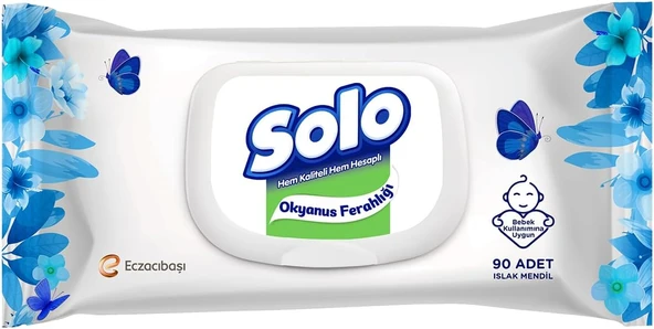Solo Islak Havlu Okyanus Ferahlığı 90 Yaprak ürün görseli 1