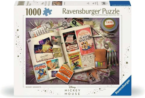 Ravensburger 1000 Parça Mickey'In Yıldönümü: 1940'Lar Puzzle ürün görseli 1