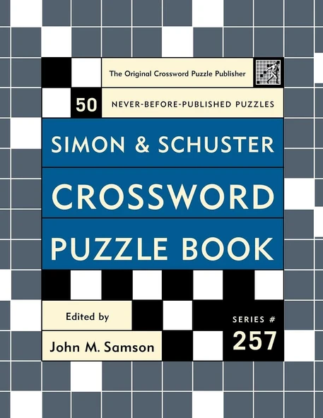 Simon And Schuster Crossword Puzzle Book #257: The Crossword Puzzle Publisher ürün görseli 1