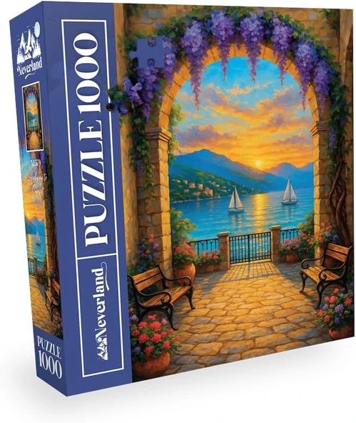 1000 Parça - Archway To Sunset (Günbatimina Kemerli̇ Geçi̇t) ürün görseli 1